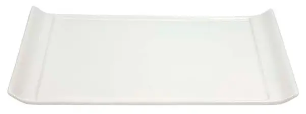 [09-575] Assiette rectangulaire 2 bords 16 / 30 cm