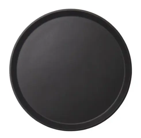 Plateau de service noir antidérapant
