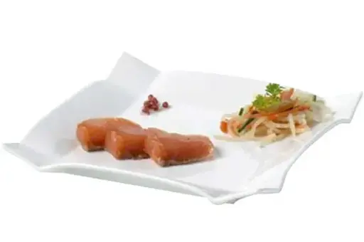 [09-570] Assiette carrée 25/25cm bords relevés